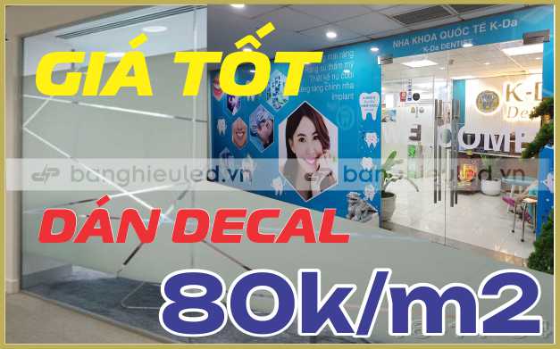 Báo Giá Dán Decal Kính Văn Phòng Cạnh Tranh Nhất