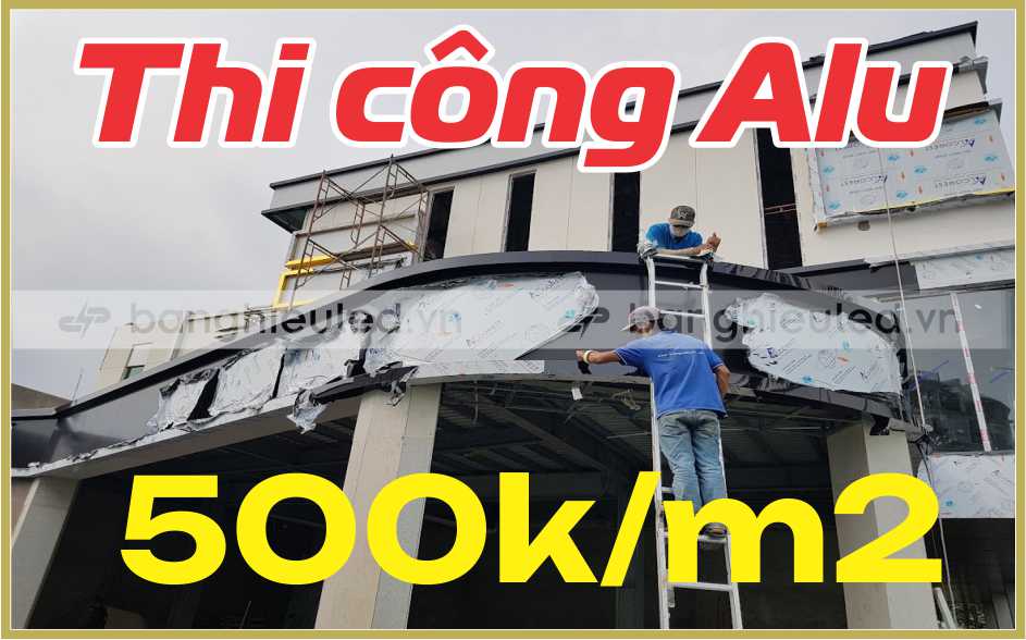 Thi Công Mặt Dựng - Bảng Hiệu Aluminium Giá Tốt 